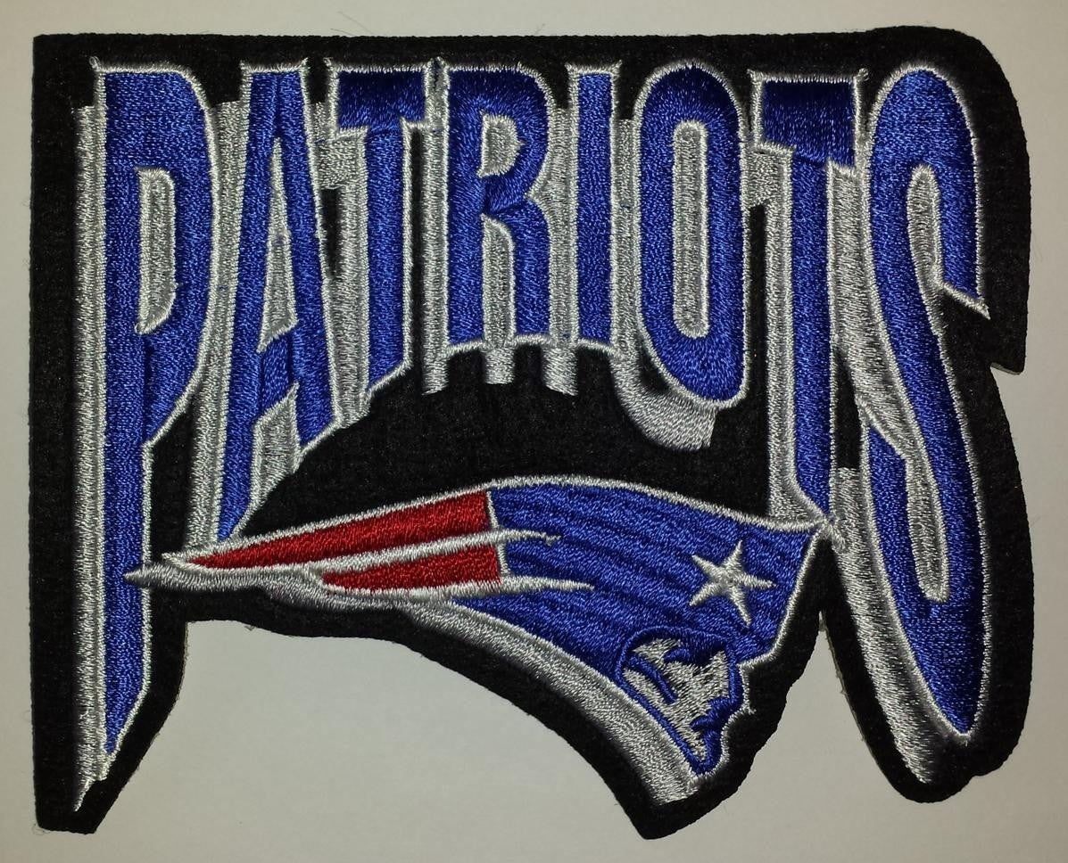 New England Patriots Sleeve Super Bowl NFL Football Embroidered Iron On  Patch 01