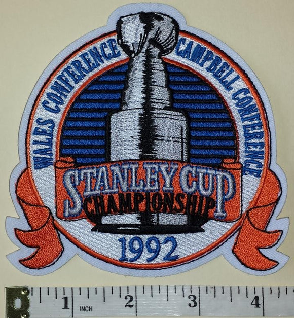 PITTSBURGH PENGUINS 1992 STANLEY CUP CHAMPIONS NHL HOCKEY EMBLEM PATCH