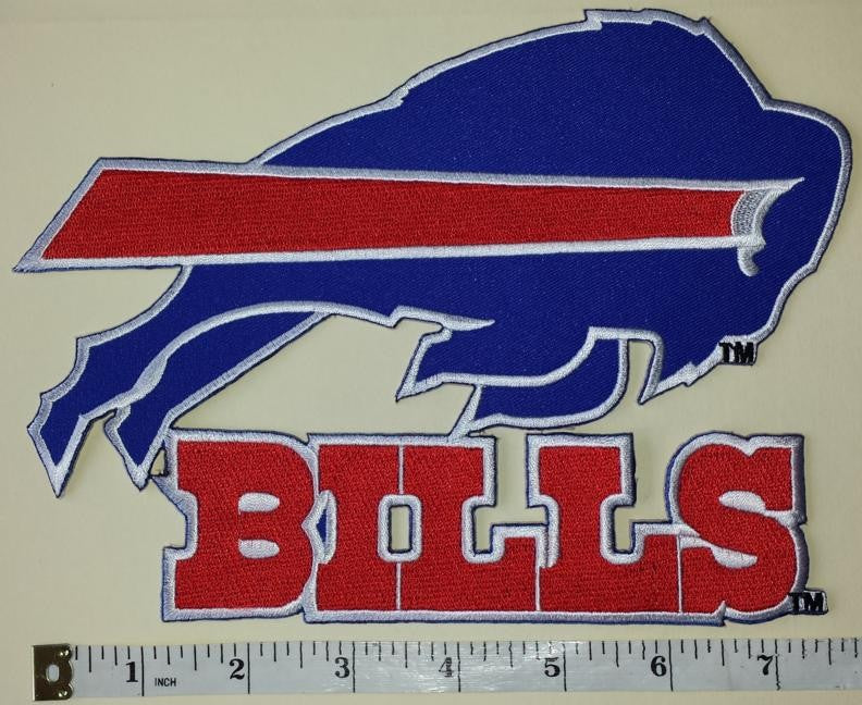 thumbnail interactive-video image 1 of Buffalo Bills NFL Iron-On Patch – Embroidered, Official Team Merch 1 of 5