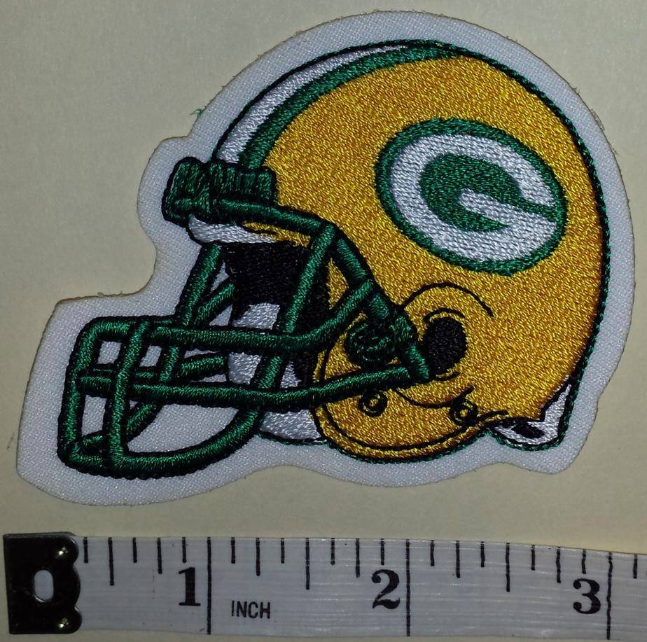 GREEN BAY PACKERS NFL FOOTBALL 3 inch HELMET PATCH – UNITED PATCHES