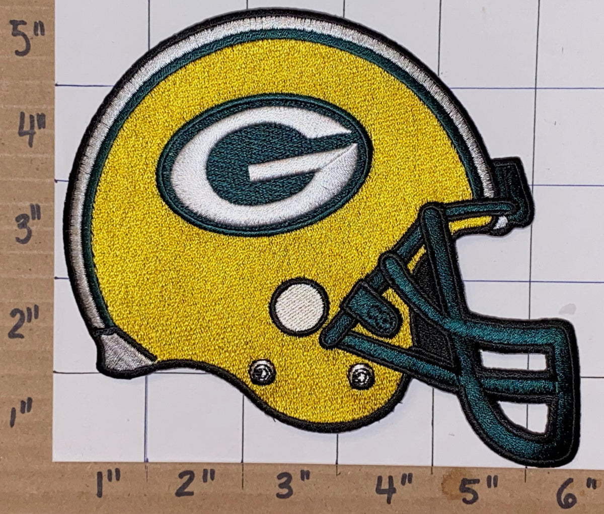 GREEN BAY PACKERS NFL FOOTBALL 5 inch HELMET PATCH – UNITED PATCHES