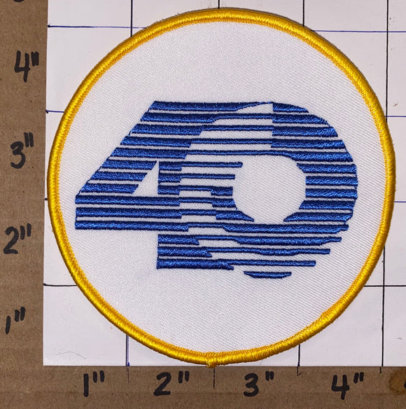 ST.LOUIS RAMS 40TH ANNIVERSARY NFL FOOTBALL PATCH