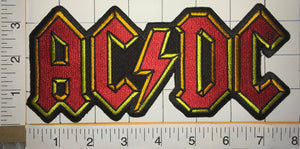 ACDC AC/DC  ANGUS YOUNG ACDC AC/DC AUSTRALIAN HARD ROCK MUSIC BAND 8" PATCH