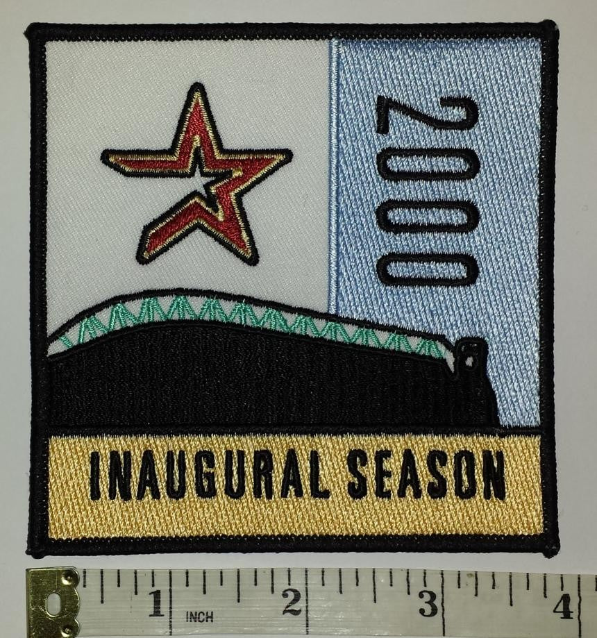 2000 HOUSTON ASTROS INAUGURAL SEASON MLB BASEBALL CREST EMBLEM PATCH