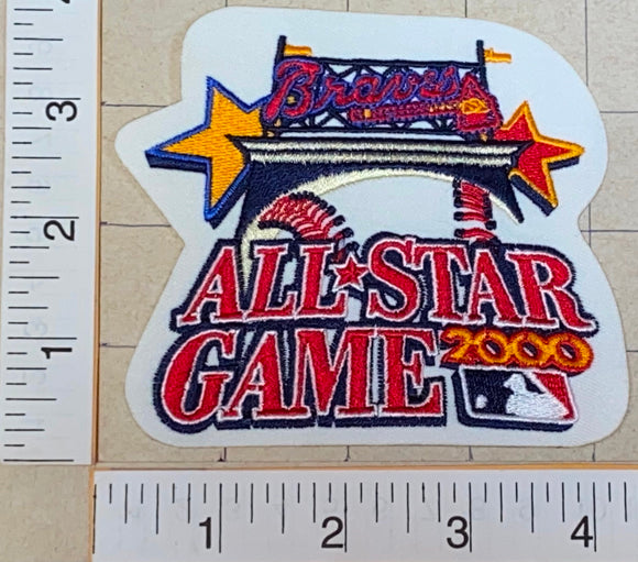 ATLANTA BRAVES 2000 ALL STAR GAME MLB BASEBALL CREST EMBLEM PATCH