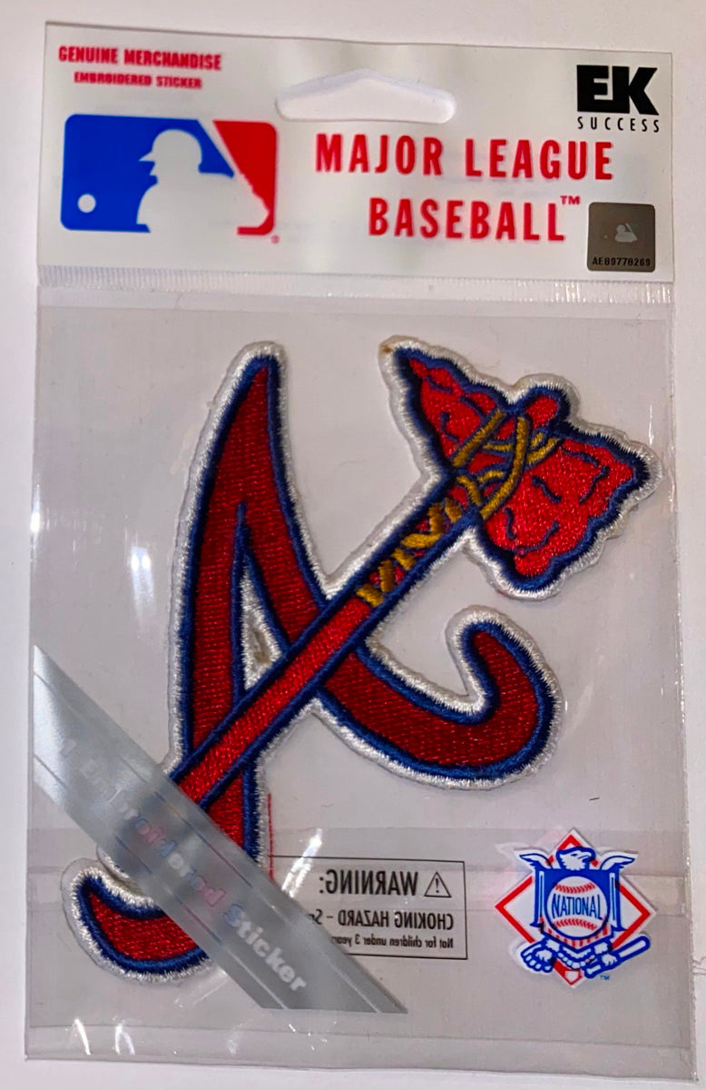 ATLANTA BRAVES 30TH ANNIVERSARY MLB BASEBALL CREST EMBLEM PATCH