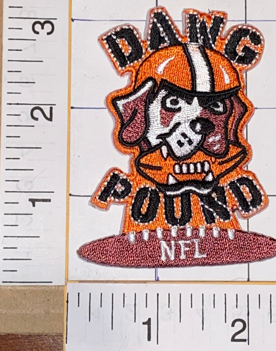 1 CLEVELAND BROWNS DAWG NFL FOOTBALL DOG FACE EMBLEM CREST PATCH