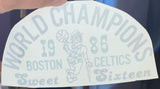 1986 BOSTON CELTICS NBA BASKETBALL CHAMPIONS SWEET SIXTEEN CREST PATCH LOT