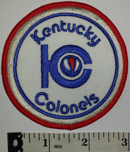 1 VINTAGE KENTUCKY COLONELS NBA ABA BASKETBALL  3" CREST EMBROIDERED PATCH