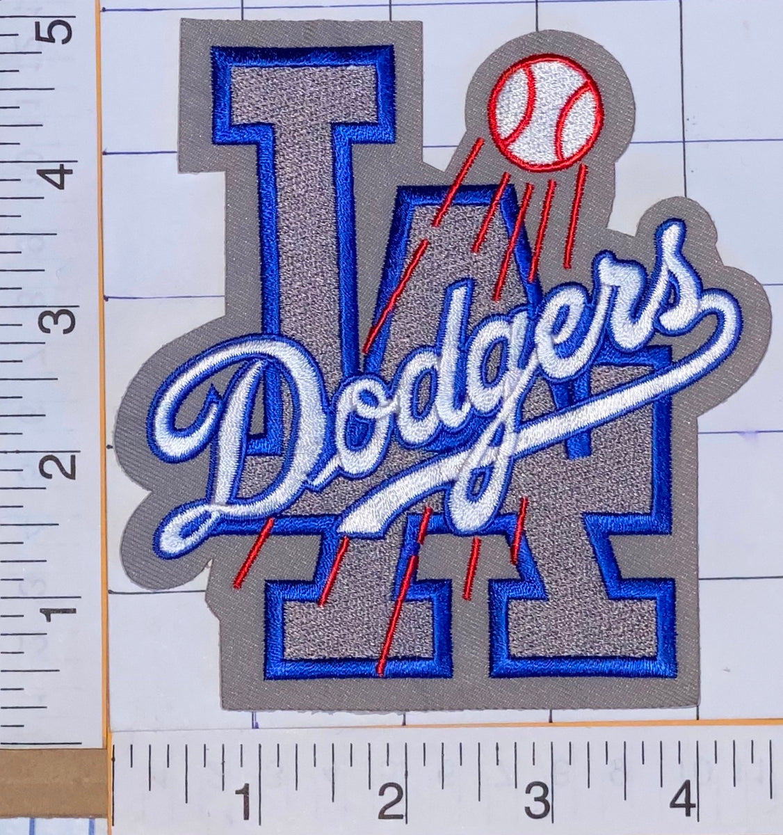 1 VINTAGE LOS ANGELES DODGERS GREY MLB BASEBALL EMBLEM CREST PATCH – UNITED  PATCHES