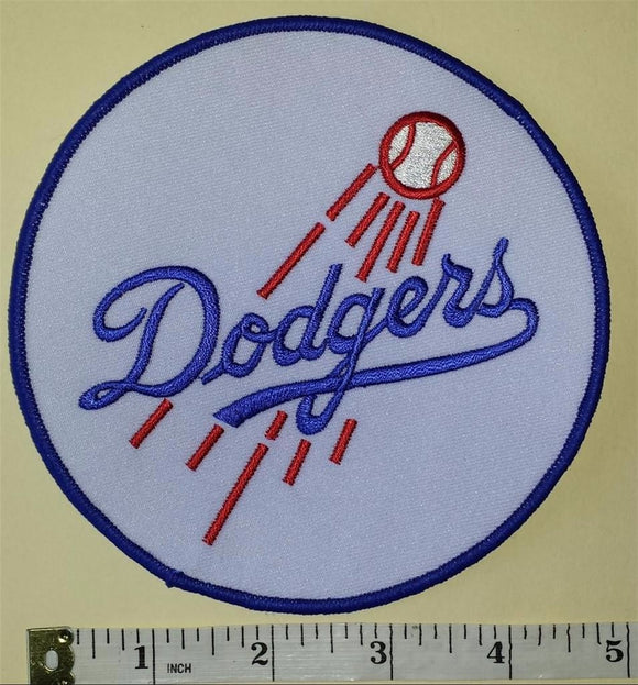 1  LOS ANGELES DODGERS 5 INCH MLB BASEBALL EMBLEM CREST PATCH