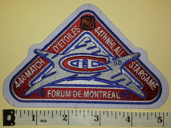 1993 MONTREAL CANADIENS 44TH NHL ALL STAR GAME NHL HOCKEY BADGE CREST PATCH