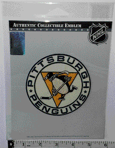 OFFICIAL PITTSBURGH PENGUINS NHL HOCKEY AUTHENTIC EMBLEM PATCH MIP