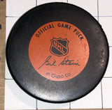 NHL STANLEY CUP INGLASCO GIL STEIN OFFICIAL GAME PUCK 100 ANNIVERSARY 1893-1993