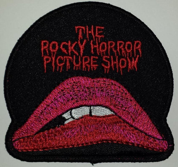 THE ROCKY HORROR PICTURE SHOW MUSICAL COMEDY HORROR FILM CREST EMBLEM PATCH