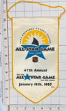 SAN JOSE NHL HOCKEY 1997 ALL STAR GAME LICENSED 10" PENNANT RAYON BANNER