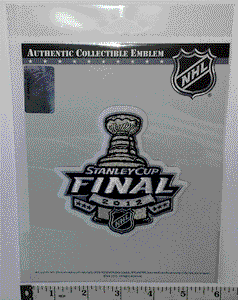 OFFICIAL 2012 NHL STANLEY CUP LOS ANGELES KINGS NEW JERSEY DEVILS PATCH MIP
