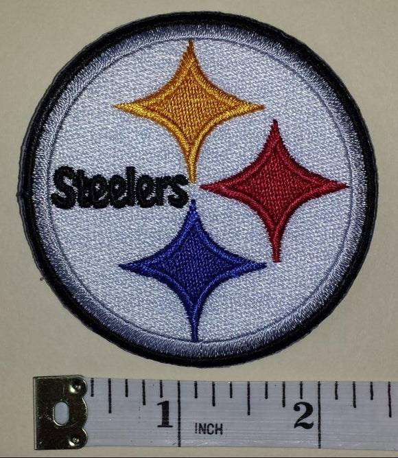 PITTSBURGH STEELERS 2 INCHES NFL FOOTBALL EMBLEM CREST PATCH
