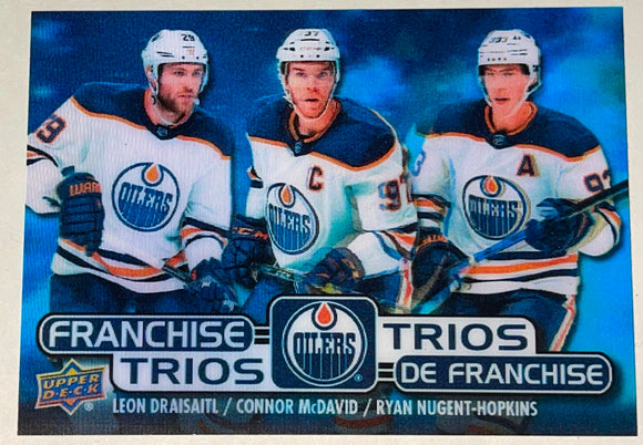 2020/21 Tim Hortons FRANCHISE TRIOS Edmonton Oilers CONNOR McDAVID - T1