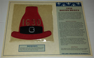 1930 BOSTON BRAVES MLB BASEBALL WILLABEE & WARD EMBLEM PATCH