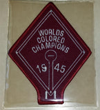 1945 CLEVELAND BUCKEYES MLB BASEBALL NEGRO LEAGUE WILLABEE & WARD EMBLEM PATCH