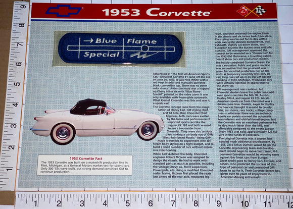 14 CORVETTE STING RAY CHEVROLET SPECIAL WILLABEE & WARD PATCH COLLECTION