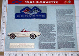 14 CORVETTE STING RAY CHEVROLET SPECIAL WILLABEE & WARD PATCH COLLECTION