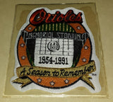 1991 BALTIMORE ORIOLES OFFICIAL MLB WILLABEE & WARD EMBELM MLB MEMORIAL PATCH