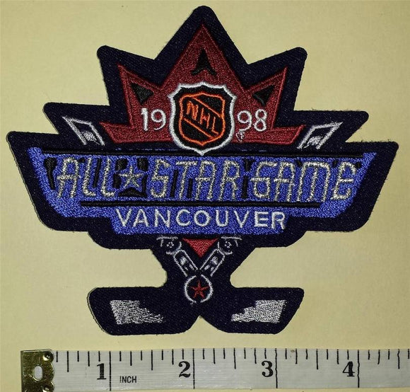 1998 VANCOUVER CANUCKS ALL STAR GAME NHL HOCKEY BADGE CREST PATCH