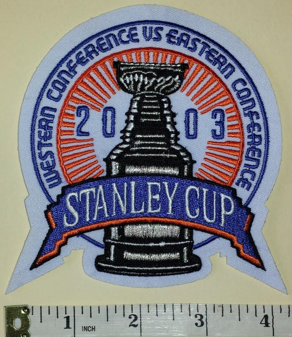 2003 STANLEY CUP FINALS NEW JERSEY DEVILS vs ANAHEIM DUCKS NHL CREST PATCH