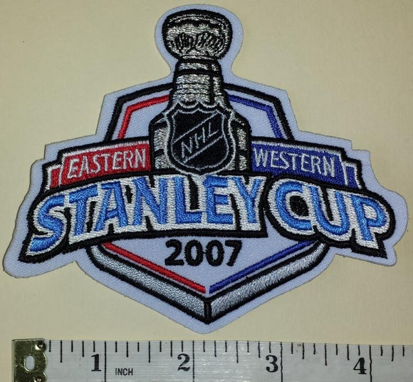 2007 STANLEY CUP FINALS ANAHEIM DUCKS vs OTTAWA SENATORS NHL CREST PATCH