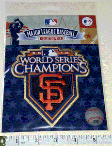 OFFICIAL 2010 SAN FRANCISCO GIANTS WORLD SERIES CHAMPIONS MLB PATCH MIP