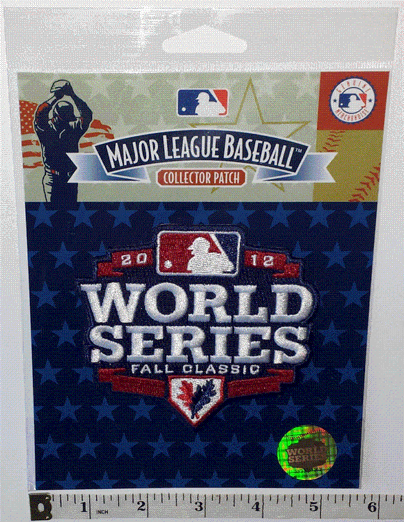 OFFICIAL 2012 WORLD SERIES FALL CLASSIC SF GIANTS TIGERS MLB BASEBALL PATCH MIP