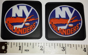 2 NEW YORK ISLANDERS NHL HOCKEY VINYL PATCH PATCHES LOT
