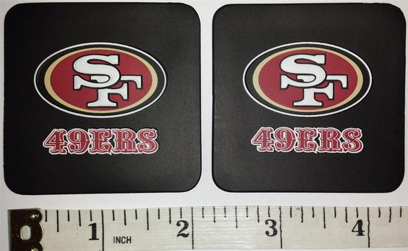 SAN FRANCISCO 49ERS 2 INCH CIRCLE NFL FOOTBALL PATCH – UNITED PATCHES