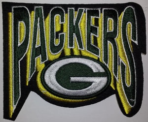 GREEN BAY PACKERS 5" SCRIPT NFL FOOTBALL PATCH
