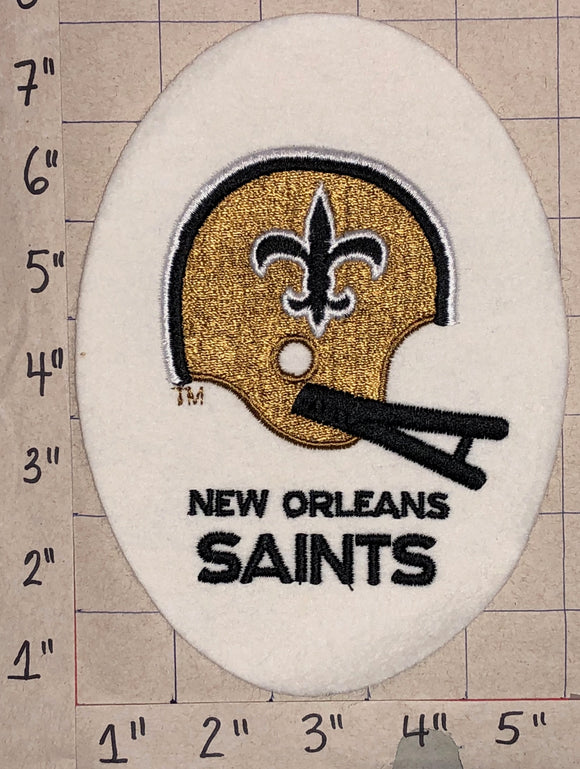 New Orleans Saints Team Name & Helmet Patch & NFL Embroidered Patch, 3  Patches