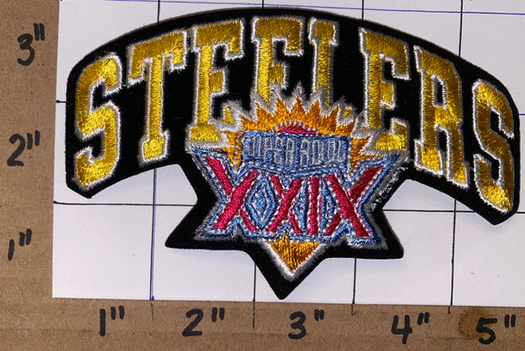 1 RARE PITTSBURGH STEELERS SUPER BOWL XXIX NFL FOOTBALL JERSEY PATCH PREMATURE