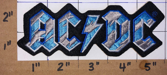 BLUE LIGHTNING ANGUS YOUNG ACDC AC/DC AUSTRALIAN HARD ROCK MUSIC BAND PATCH