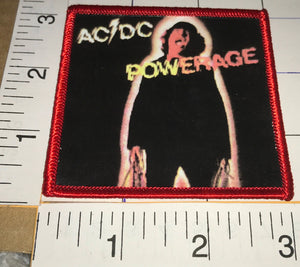 1 OFFICIAL AC/DC ACDC POWERAGE ANGUS YOUNG HARD ROCK MUSIC BAND ALBUM PATCH