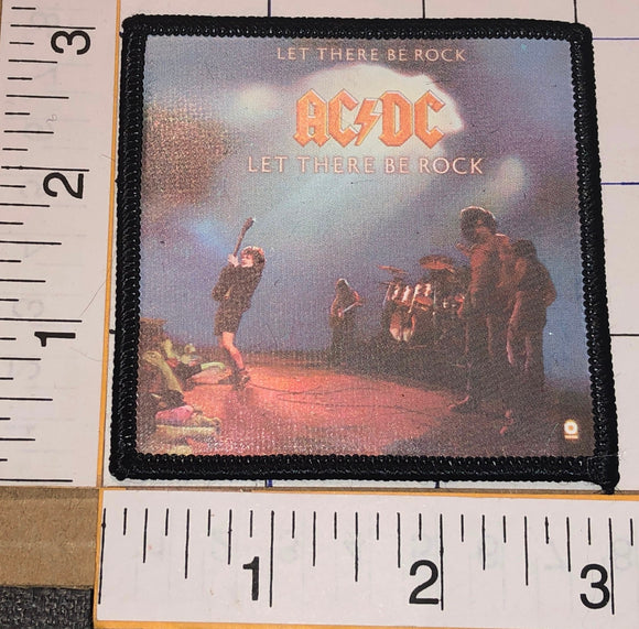 AC/DC ACDC LET THERE BE ROCK ANGUS YOUNG HARD ROCK MUSIC BAND ALBUM PATCH