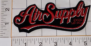 1 RARE AIR SUPPLY RUSSELL HITCHCOCK ENGLISH AUSTRALIAN BAND MUSIC CONCERT PATCH