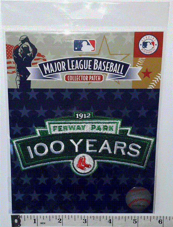 1912 OFFICIAL FENWAY PARK 100 YEARS BOSTON RED SOX MLB BASEBALL EMBLEM PATCH MIP