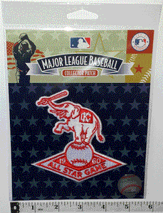 1960 ALL STAR GAME MLB BASEBALL KANSAS CITY ATHLETICS OFFICIAL EMBLEM PATCH MIP