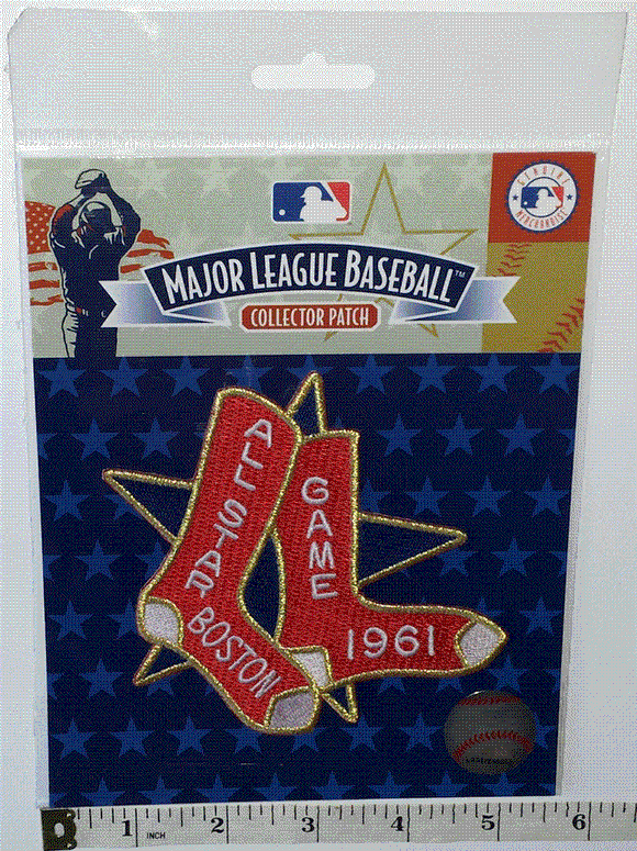MLB BOSTON RED SOX IRON ON PATCH 1 1/2” X 2 1/2