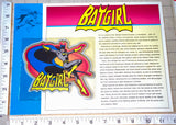 BATGIRL SUPERHEROINE CRIME FIGHTER DC COMICS GOTHAM CITY WILLABEE & WARD PATCH