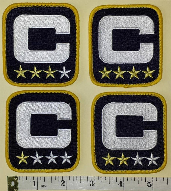 4 CHICAGO BEARS NFL FOOTBALL CAPTAIN PATCH LOT
