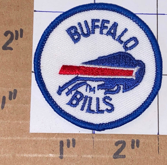 New 2 1/8 x 3 5/8 Buffalo Bills Iron on Patch Free Ship