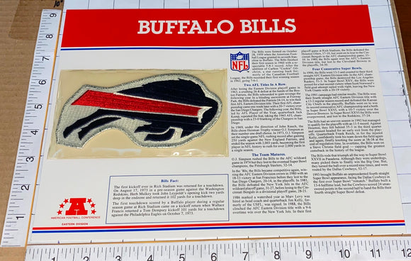 Buffalo Bills Iron on Patch Helmet SM for sale online