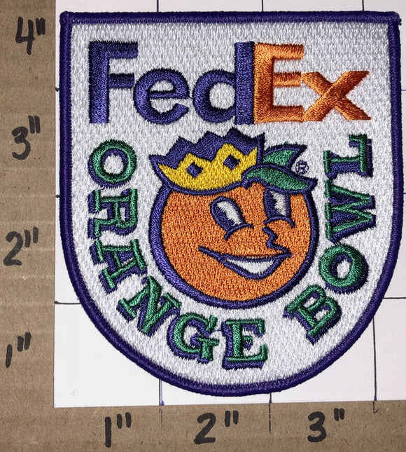 FED EX ORANGE BOWL NCAA COLLEGE FOOTBALL MIAMI FLORIDA EMBROIDERED CREST PATCH